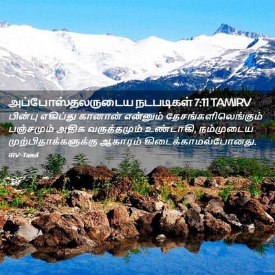 Picture 02 - அப்போஸ்தலருடைய நடபடிகள் 7:11 TAMIRV - பின்பு எகிப்து - Bible Verse Picture