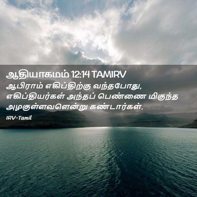 Picture 02 - ஆதியாகமம் 12:14 TAMIRV - ஆபிராம் - Bible Verse Picture
