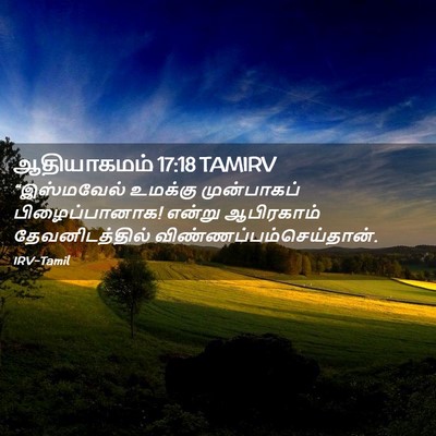 Picture 02 - ஆதியாகமம் 17:18 TAMIRV - “இஸ்மவேல் உமக்கு - Bible Verse Picture