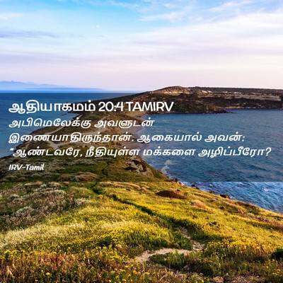 Picture 02 - ஆதியாகமம் 20:4 TAMIRV - அபிமெலேக்கு - Bible Verse Picture