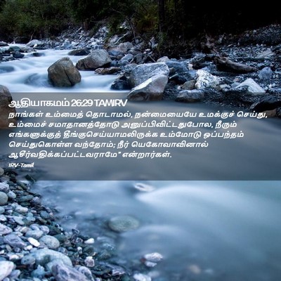 Picture 02 - ஆதியாகமம் 26:29 TAMIRV - நாங்கள் உம்மைத் - Bible Verse Picture