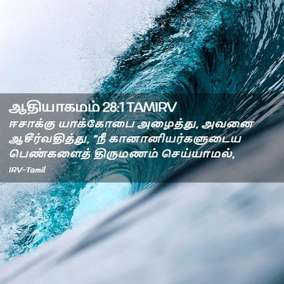 Picture 02 - ஆதியாகமம் 28:1 TAMIRV - ஈசாக்கு யாக்கோபை - Bible Verse Picture