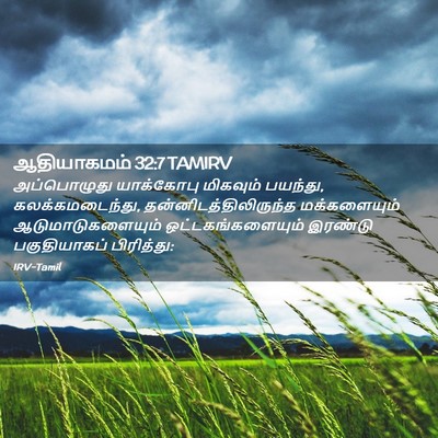 Picture 02 - ஆதியாகமம் 32:7 TAMIRV - அப்பொழுது - Bible Verse Picture