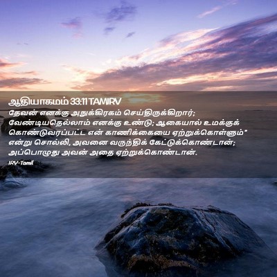 Picture 02 - ஆதியாகமம் 33:11 TAMIRV - தேவன் எனக்கு - Bible Verse Picture