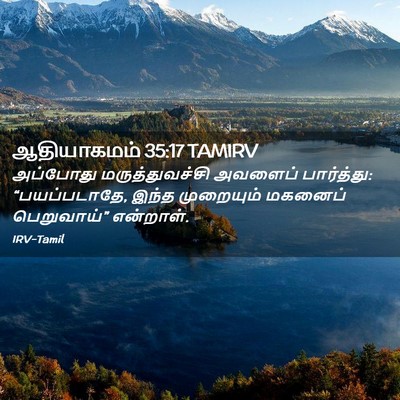 Picture 02 - ஆதியாகமம் 35:17 TAMIRV - அப்போது - Bible Verse Picture