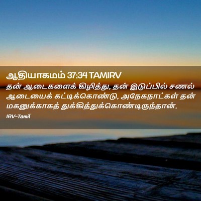 Picture 02 - ஆதியாகமம் 37:34 TAMIRV - தன் ஆடைகளைக் - Bible Verse Picture
