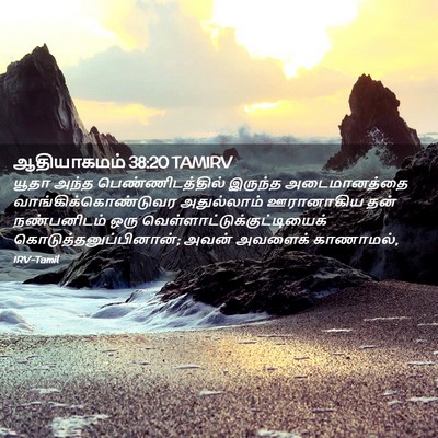 Picture 02 - ஆதியாகமம் 38:20 TAMIRV - யூதா அந்த - Bible Verse Picture