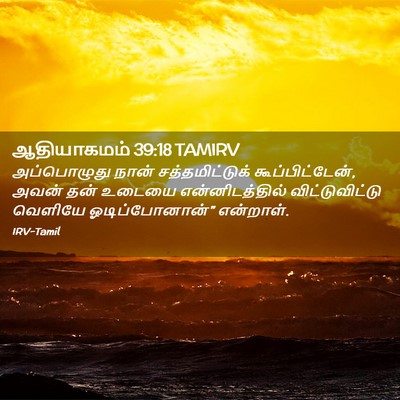 Picture 02 - ஆதியாகமம் 39:18 TAMIRV - அப்பொழுது நான் - Bible Verse Picture