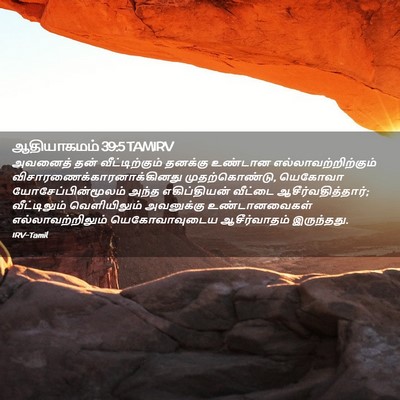 Picture 02 - ஆதியாகமம் 39:5 TAMIRV - அவனைத் தன் - Bible Verse Picture