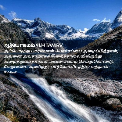 Picture 02 - ஆதியாகமம் 41:14 TAMIRV - அப்பொழுது - Bible Verse Picture