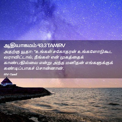Picture 02 - ஆதியாகமம் 43:3 TAMIRV - அதற்கு யூதா: - Bible Verse Picture