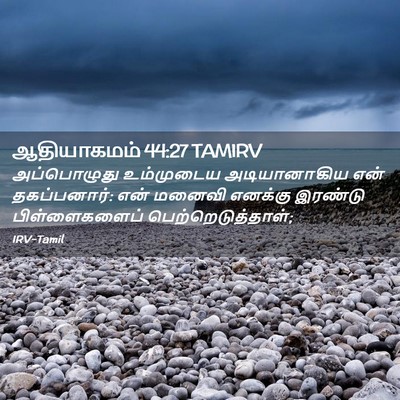 Picture 02 - ஆதியாகமம் 44:27 TAMIRV - அப்பொழுது - Bible Verse Picture