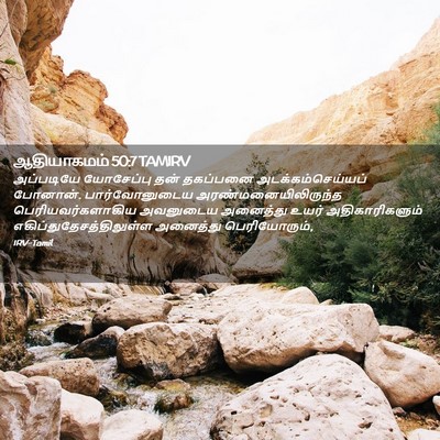 Picture 02 - ஆதியாகமம் 50:7 TAMIRV - அப்படியே யோசேப்பு - Bible Verse Picture