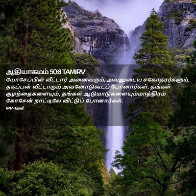 Picture 02 - ஆதியாகமம் 50:8 TAMIRV - யோசேப்பின் - Bible Verse Picture