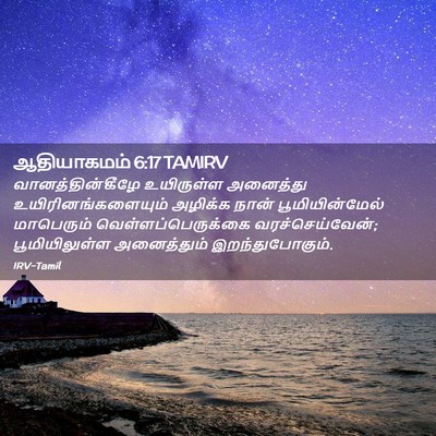 Picture 02 - ஆதியாகமம் 6:17 TAMIRV - வானத்தின்கீழே - Bible Verse Picture