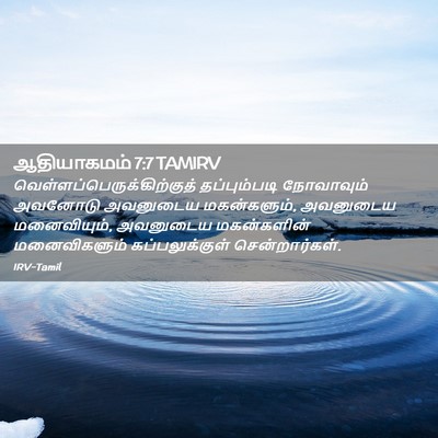 Picture 02 - ஆதியாகமம் 7:7 TAMIRV -  - Bible Verse Picture
