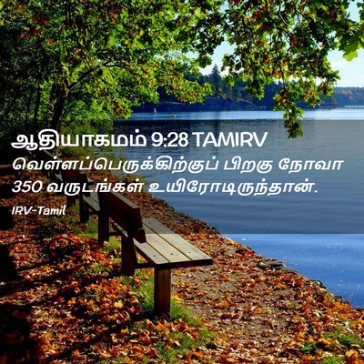 Picture 02 - ஆதியாகமம் 9:28 TAMIRV -  - Bible Verse Picture