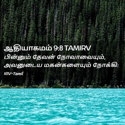 Picture 02 - ஆதியாகமம் 9:8 TAMIRV - பின்னும் தேவன் - Bible Verse Picture