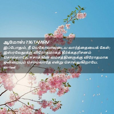 Picture 02 - ஆமோஸ் 7:16 TAMIRV - இப்போதும், நீ - Bible Verse Picture