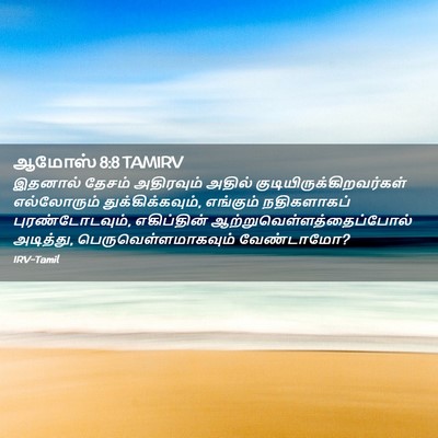 Picture 02 - ஆமோஸ் 8:8 TAMIRV - இதனால் தேசம் - Bible Verse Picture