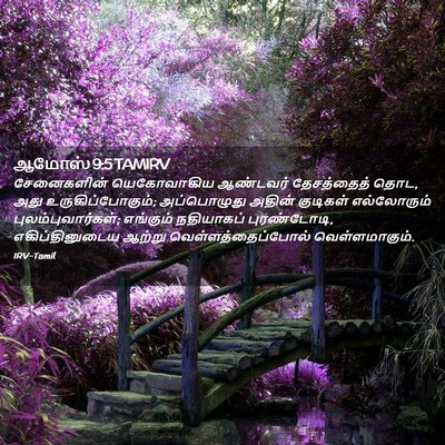 Picture 02 - ஆமோஸ் 9:5 TAMIRV - சேனைகளின் - Bible Verse Picture