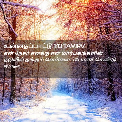 Picture 02 - உன்னதப்பாட்டு 1:13 TAMIRV - என் நேசர் எனக்கு - Bible Verse Picture