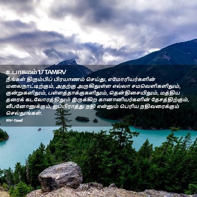 Picture 02 - உபாகமம் 1:7 TAMIRV - நீங்கள் - Bible Verse Picture