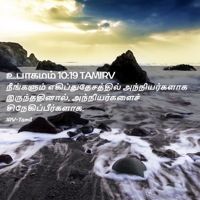 Picture 02 - உபாகமம் 10:19 TAMIRV - நீங்களும் - Bible Verse Picture