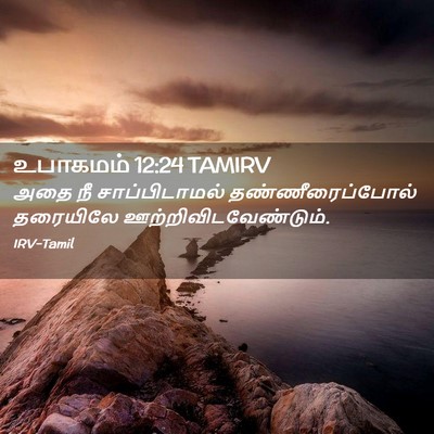 Picture 02 - உபாகமம் 12:24 TAMIRV - அதை நீ - Bible Verse Picture