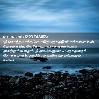 Picture 02 - உபாகமம் 12:29 TAMIRV - “நீ - Bible Verse Picture