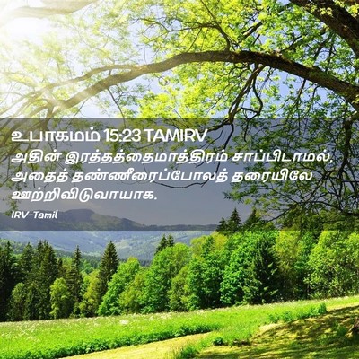 Picture 02 - உபாகமம் 15:23 TAMIRV - அதின் - Bible Verse Picture