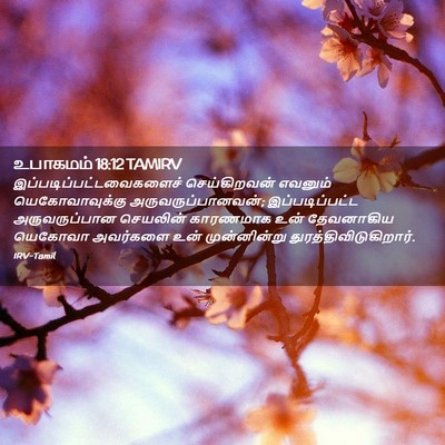 Picture 02 - உபாகமம் 18:12 TAMIRV -  - Bible Verse Picture