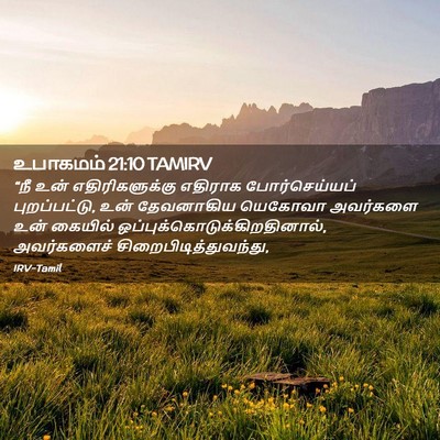 Picture 02 - உபாகமம் 21:10 TAMIRV - “நீ உன் - Bible Verse Picture