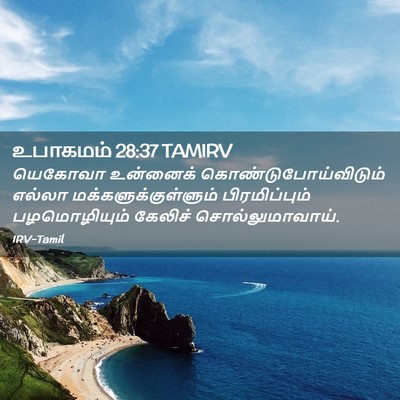 Picture 02 - உபாகமம் 28:37 TAMIRV - யெகோவா உன்னைக் - Bible Verse Picture