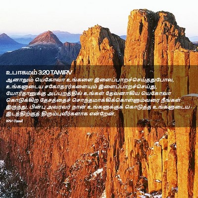 Picture 02 - உபாகமம் 3:20 TAMIRV - ஆனாலும் யெகோவா - Bible Verse Picture