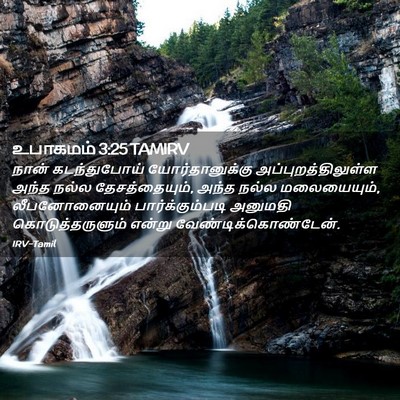 Picture 02 - உபாகமம் 3:25 TAMIRV - நான் கடந்துபோய் - Bible Verse Picture
