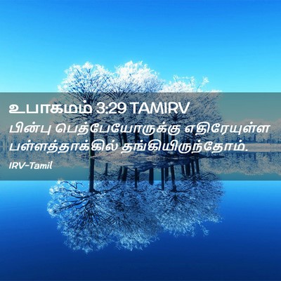 Picture 02 - உபாகமம் 3:29 TAMIRV - பின்பு - Bible Verse Picture