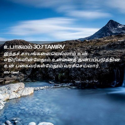 Picture 02 - உபாகமம் 30:7 TAMIRV - இந்தச் - Bible Verse Picture