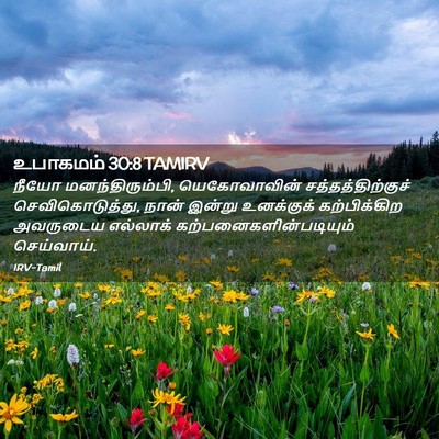 Picture 02 - உபாகமம் 30:8 TAMIRV - நீயோ - Bible Verse Picture