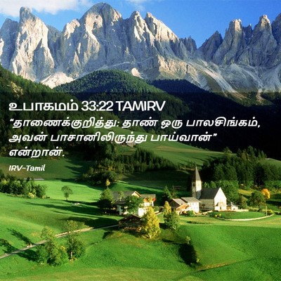 Picture 02 - உபாகமம் 33:22 TAMIRV - “தாணைக்குறித்து: - Bible Verse Picture