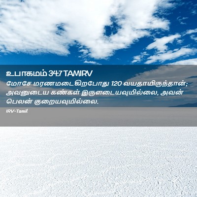 Picture 02 - உபாகமம் 34:7 TAMIRV - மோசே - Bible Verse Picture
