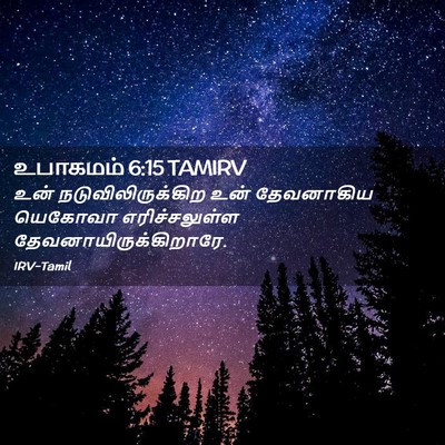 Picture 02 - உபாகமம் 6:15 TAMIRV - உன் - Bible Verse Picture