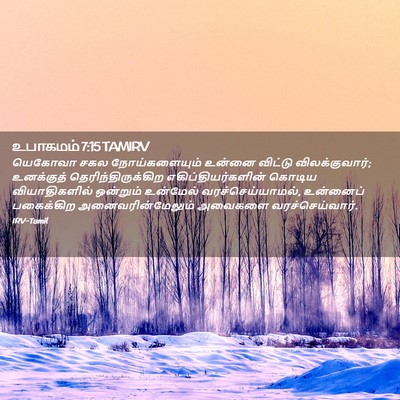 Picture 02 - உபாகமம் 7:15 TAMIRV - யெகோவா சகல - Bible Verse Picture