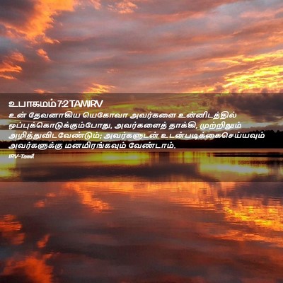 Picture 02 - உபாகமம் 7:2 TAMIRV - உன் தேவனாகிய - Bible Verse Picture