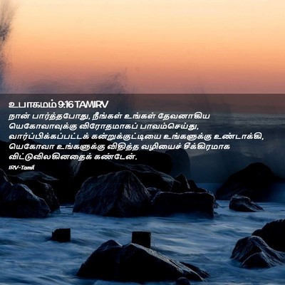 Picture 02 - உபாகமம் 9:16 TAMIRV - நான் பார்த்தபோது, - Bible Verse Picture
