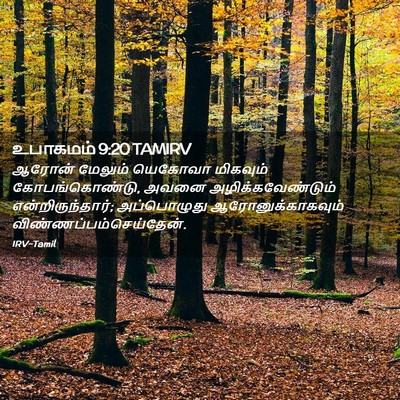 Picture 02 - உபாகமம் 9:20 TAMIRV - ஆரோன் மேலும் - Bible Verse Picture