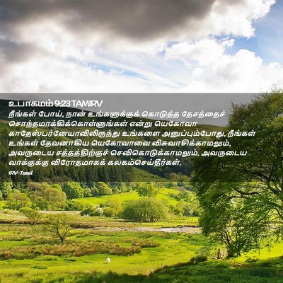 Picture 02 - உபாகமம் 9:23 TAMIRV - நீங்கள் போய், நான் - Bible Verse Picture