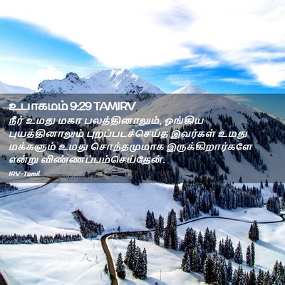 Picture 02 - உபாகமம் 9:29 TAMIRV - நீர் உமது மகா - Bible Verse Picture