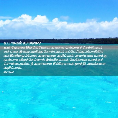 Picture 02 - உபாகமம் 9:3 TAMIRV - உன் தேவனாகிய - Bible Verse Picture
