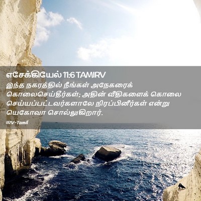 Picture 02 - எசேக்கியேல் 11:6 TAMIRV - இந்த நகரத்தில் - Bible Verse Picture